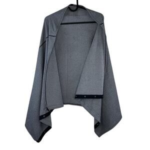 Lululemon Vinyasa Scarf  / Wrap Black White Herringbone Casual Neutral Leisure